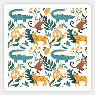 Wild Forest Pattern Sticker